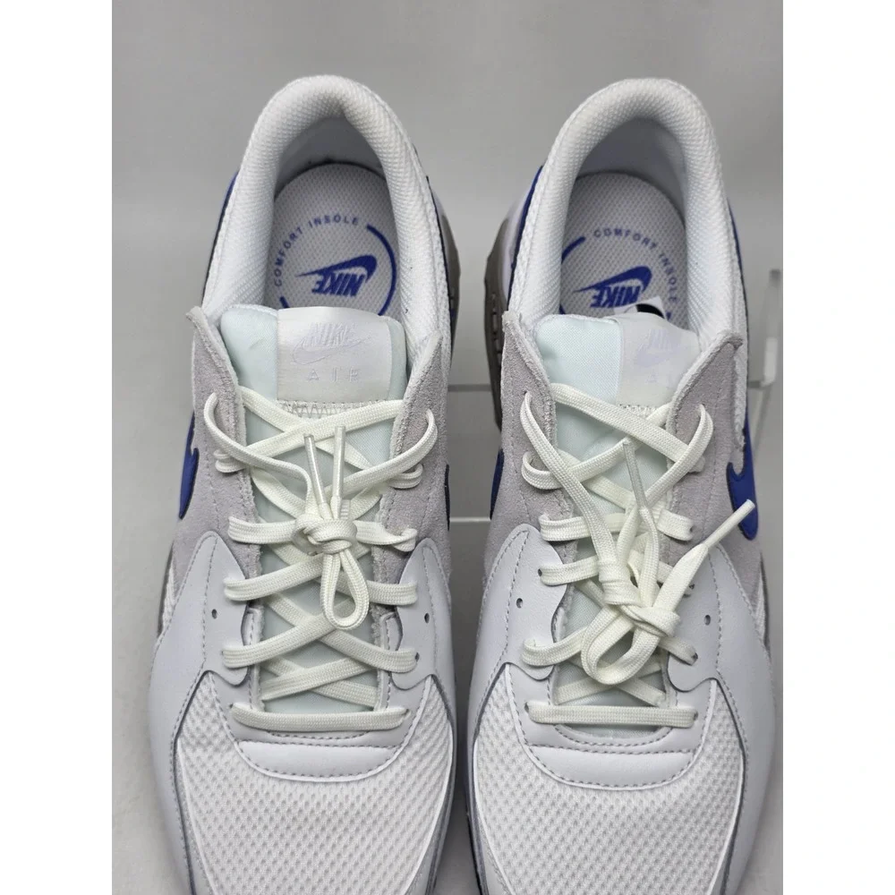 Nike Air Max Excee Mens Sneakers Shoes White Grey Blue Size 10 FZ5486-101 New